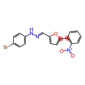 5-{2-nitrophenyl}-2-furaldehyde (4-bromophenyl)hydrazone