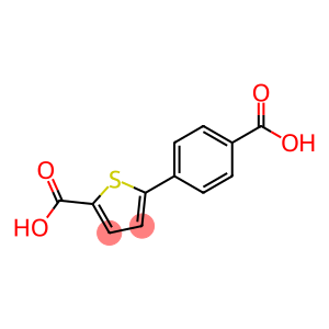 4-(5-Carboxythiophen-2-yl)benzoic acid