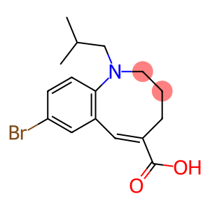 8-溴-1-异丁基-1,2,3,4-四氢苯并[B]吖辛因-5-羧酸