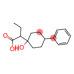 2-(1-hydroxy-4-phenylcyclohexyl)butanoic acid