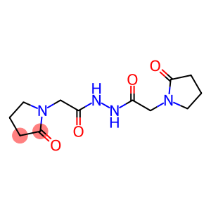 1-Pyrrolidineacetic acid, 2-oxo-, 2-[2-(2-oxo-1-pyrrolidinyl)acetyl]hydrazide