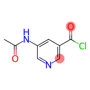 3-Pyridinecarbonyl chloride, 5-(acetylamino)- (9CI)