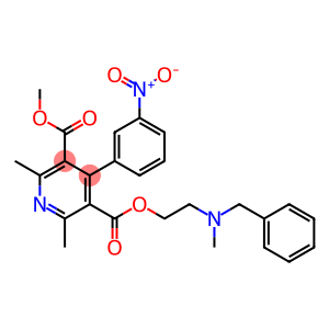 2-(N-benzyl-N-methylamino)ethyl methyl 2,6-dimethyl-4-(3-nitrophenyl)-3,5-pyridinedicarboxylate