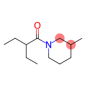 Piperidine, 1-(2-ethyl-1-oxobutyl)-3-methyl- (9CI)