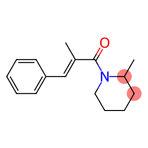 Piperidine, 2-methyl-1-(2-methyl-1-oxo-3-phenyl-2-propenyl)- (9CI)