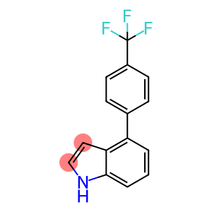 1H-Indole, 4-[4-(trifluoromethyl)phenyl]-