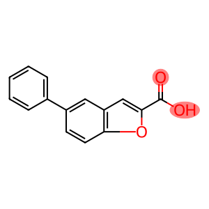 2-Benzofurancarboxylic acid, 5-phenyl-