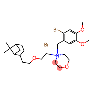 4-[(2-Bromo-4,5-dimethoxyphenyl)methyl]-4-[2-[2-(6,6-dimethylbicyclo[3.1.1]hept-2-yl)ethoxy]ethyl]morpholinium