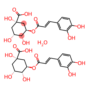 3-O-(3,4-DIHYDROXYCINNAMOYL)-D-QUINIC ACID HEMIHYDRATE