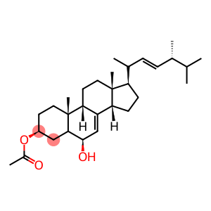 3β-Acetoxyergosta-7,22-dien-5α-ol