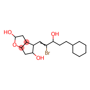 4-(2-bromo-5-cyclohexyl-3-hydroxy-1-penten-1-yl)hexahydro-2H-cyclopenta[b]furan-2,5-diol