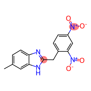 2-{2,4-bisnitrobenzyl}-5-methyl-1H-benzimidazole