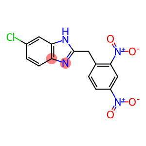 1H-Benzimidazole, 6-chloro-2-[(2,4-dinitrophenyl)methyl]-