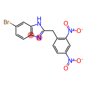 1H-Benzimidazole, 6-bromo-2-[(2,4-dinitrophenyl)methyl]-
