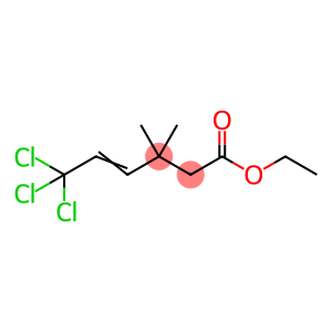 6,6,6-Trichloro-3,3-dimethyl-4-hexenoic acid ethyl ester