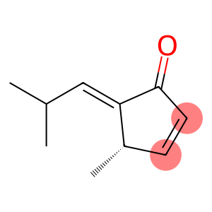2-Cyclopenten-1-one, 4-methyl-5-(2-methylpropylidene)-, (4S,5E)- (9CI)