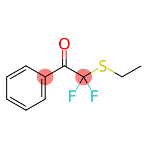 Ethanone, 2-(ethylthio)-2,2-difluoro-1-phenyl- (9CI)