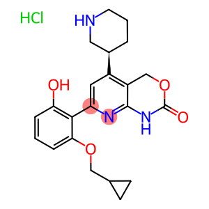 (S)-7-(2-(cyclopropylmethoxy)-6-hydroxyphenyl)-5-(piperidin-3-yl)-1H-pyrido[2,3-d][1,3]oxazin-2(4H)-one hydrochloride