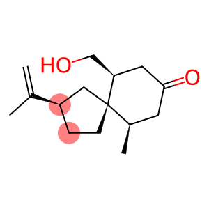 Spiro[4.5]decan-8-one, 6-(hydroxymethyl)-10-methyl-2-(1-methylethenyl)-, (2R,5S,6S,10R)-