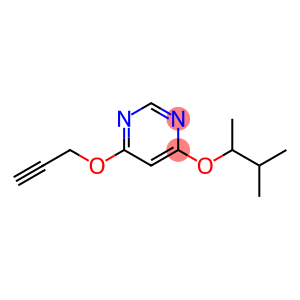 Pyrimidine, 4-(1,2-dimethylpropoxy)-6-(2-propynyloxy)- (9CI)
