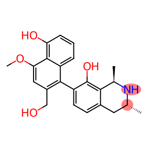 (1R)-1,2,3,4-Tetrahydro-1β,3α-dimethyl-7-(2,5-dihydroxy-4-methoxy-1-naphtyl)isoquinolin-8-ol