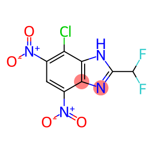 1H-Benzimidazole, 7-chloro-2-(difluoromethyl)-4,6-dinitro-