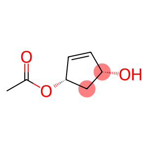 4-Cyclopentene-1,3-diol,1-acetate, (1S,3R)-