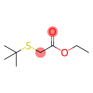 Acetic acid, 2-[(1,1-dimethylethyl)thio]-, ethyl ester