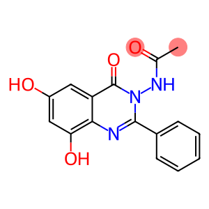 Acetamide,  N-(6,8-dihydroxy-4-oxo-2-phenyl-3(4H)-quinazolinyl)-