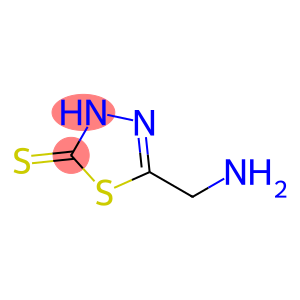 1,3,4-Thiadiazole-2(3H)-thione,5-(aminomethyl)-(9CI)