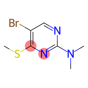 2-Pyrimidinamine, 5-bromo-N,N-dimethyl-4-(methylthio)-