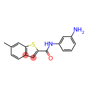 Benzo[b]thiophene-2-carboxamide, N-(3-aminophenyl)-6-methyl-