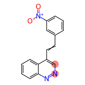 4-(m-nitrostyryl)cinnoline