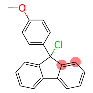9H-Fluorene, 9-chloro-9-(4-methoxyphenyl)-