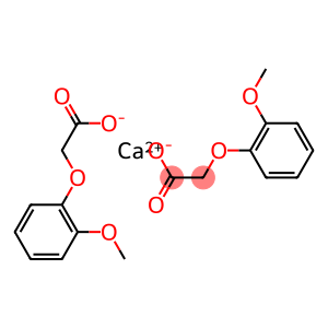 Bis[(2-methoxyphenoxy)acetic acid]calcium salt