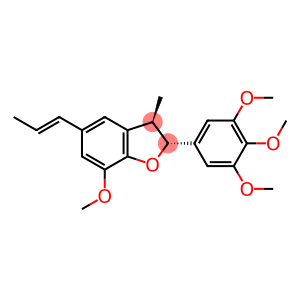 (2R)-2,3-Dihydro-7-methoxy-3α-methyl-5-[(E)-1-propenyl]-2β-(3,4,5-trimethoxyphenyl)benzofuran