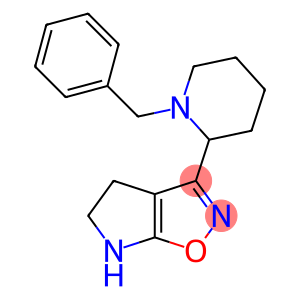 4H-Pyrrolo[3,2-d]isoxazole,5,6-dihydro-3-[1-(phenylmethyl)-2-piperidinyl]-(9CI)