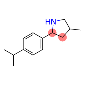 Pyrrolidine, 4-methyl-2-[4-(1-methylethyl)phenyl]- (9CI)