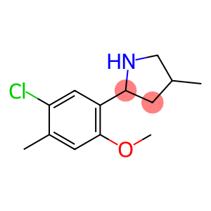Pyrrolidine, 2-(5-chloro-2-methoxy-4-methylphenyl)-4-methyl- (9CI)