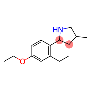 Pyrrolidine, 2-(4-ethoxy-2-ethylphenyl)-4-methyl- (9CI)