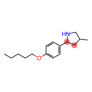 Pyrrolidine, 4-methyl-2-[4-(pentyloxy)phenyl]-
