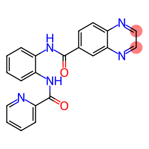 6-Quinoxalinecarboxamide,N-[2-[(2-pyridinylcarbonyl)amino]phenyl]-(9CI)