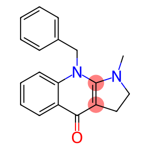 4H-Pyrrolo[2,3-b]quinolin-4-one, 1,2,3,9-tetrahydro-1-methyl-9-(phenylmethyl)-