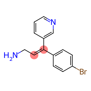 3-(4-bromophenyl)-3-(3-pyridyl)allylamine