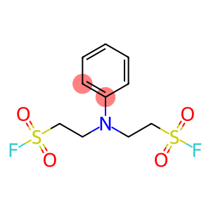 Ethanesulfonyl fluoride, 2,2'-(phenylimino)bis-
