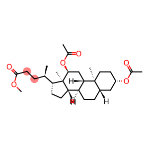 3β,12α-Bis(acetyloxy)-5α-cholan-24-oic acid methyl ester