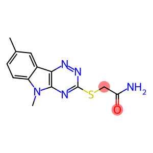 Acetamide, 2-[(5,8-dimethyl-5H-1,2,4-triazino[5,6-b]indol-3-yl)thio]-