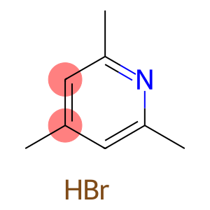 Pyridine, 2,4,6-trimethyl-, hydrobromide (1:1)