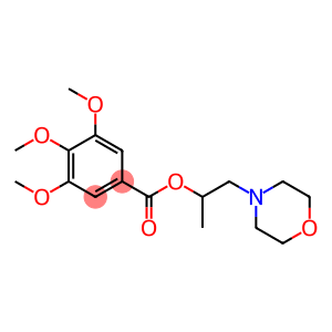 2-Morpholino-1-methylethyl=3,4,5-trimethoxybenzoate