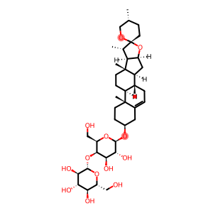 [(25R)-Spirost-5-en-3β-yl]4-O-β-D-glucopyranosyl-β-D-galactopyranoside